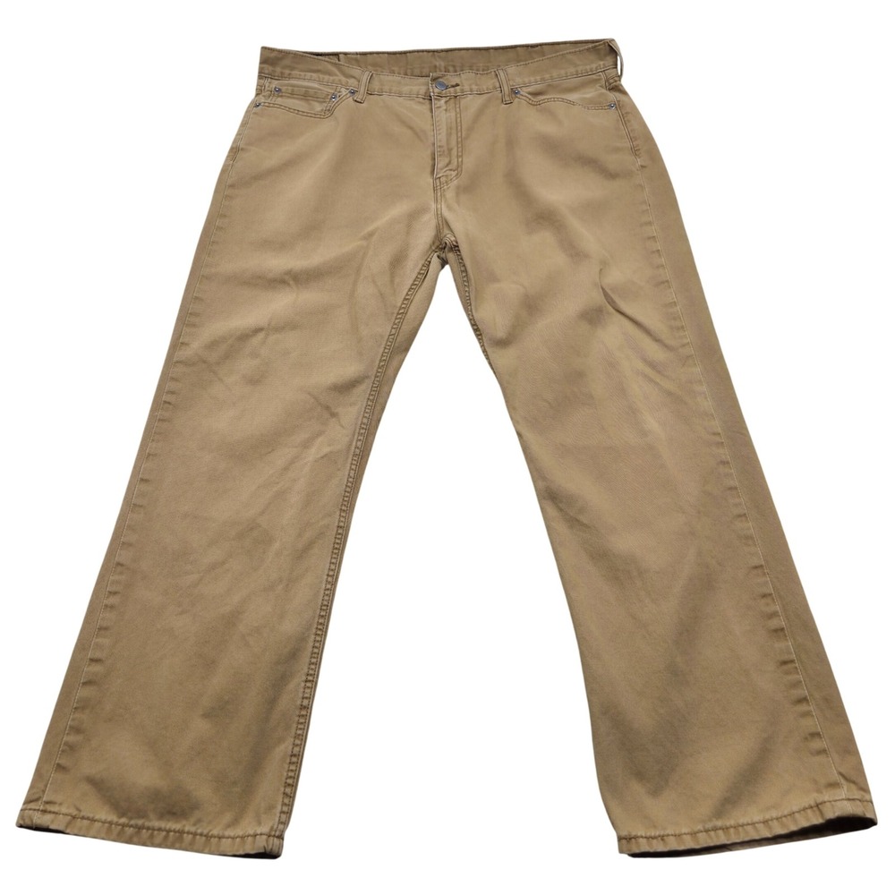 Levi Strauss 514 Straight Fit Jeans Tan Khaki‎ Mens 42x30